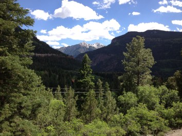 View from our cabin porch