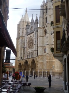 The view from my hotel doorway!