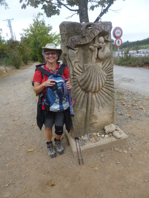 Double-packed, both turtle and kangaroo . . .  just outside Santiago de Compostela, October 13, 2013.