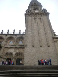 As we leave the Cathedral . . . another opportunity to find friends one last time.