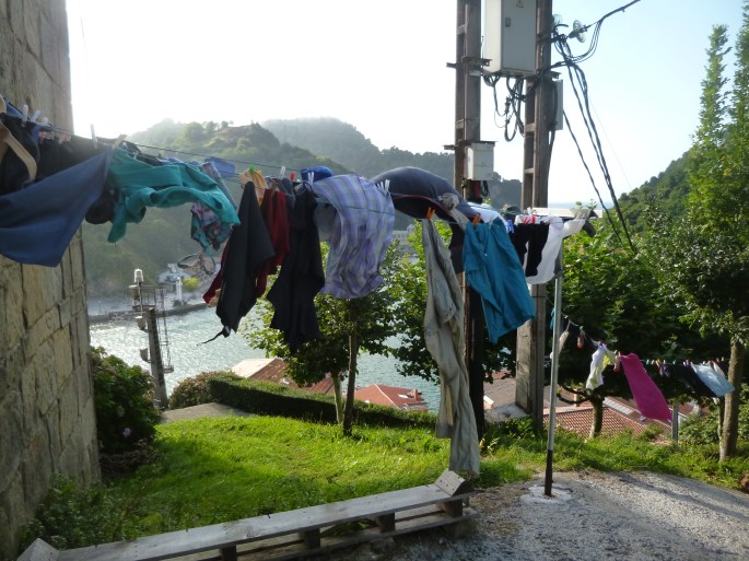 A very windy day for laundry