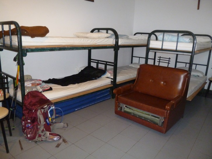 Monastic sleeping arrangements, and a sad recliner couch