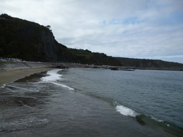 The sea's edge in Luarca
