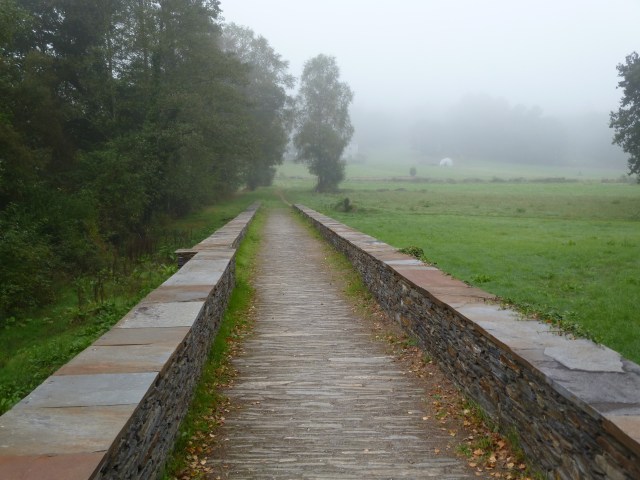 And up close . . . mystical bridge carries its own mist,